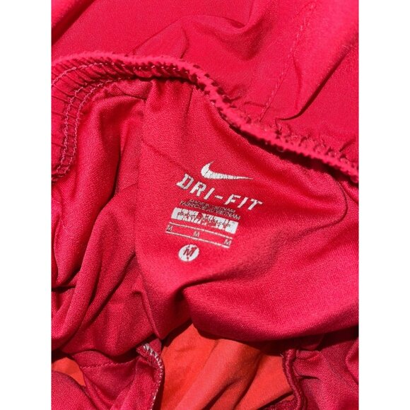 Nike DriFit Shorts Womens Medium Set The Pace Running Red Built In Brief - Picture 4 of 8